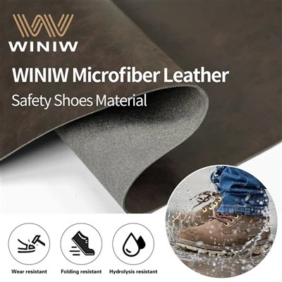Güvenlik Ayakkabıları Üst İçin Yüksek Grade1.8-2.0mm Mikrofiber Sentetik Süet